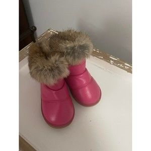 Hot Pink Fur Winter Boots Toddler Size 8